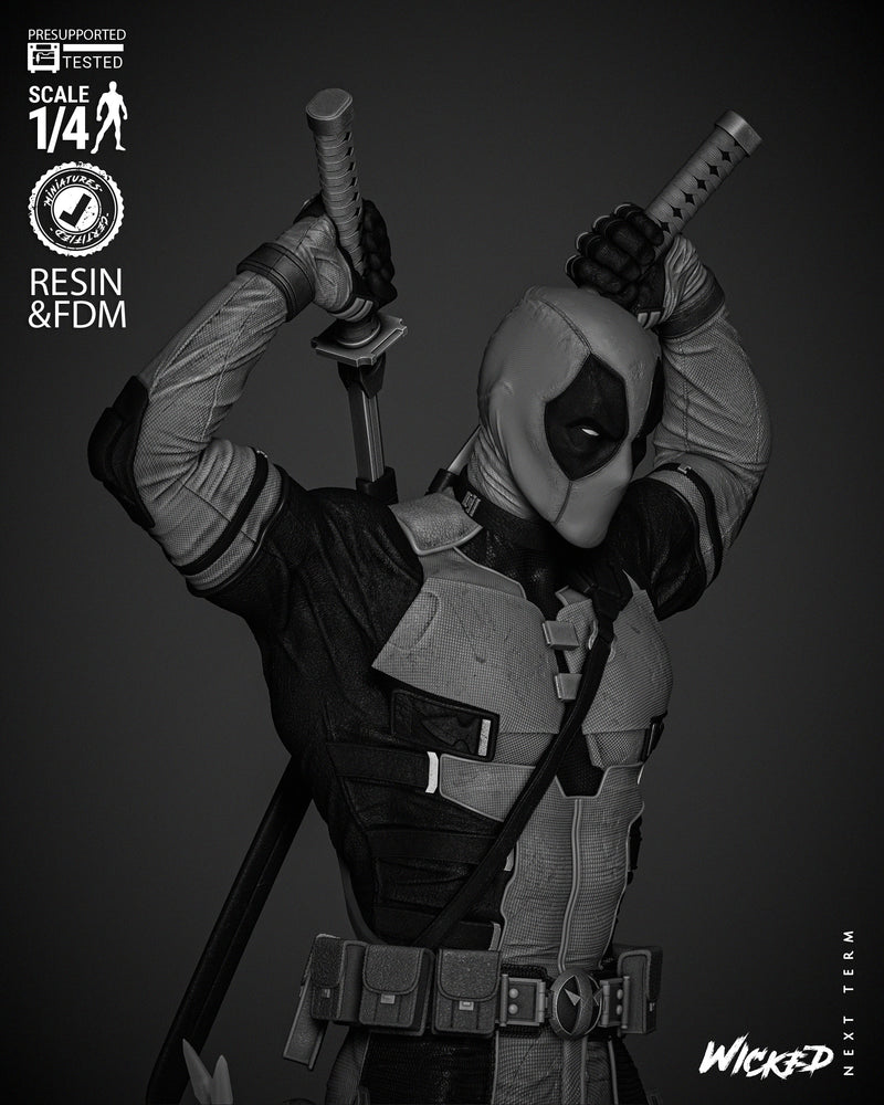 Deadpool 2024 Bust resin bust kit view 4