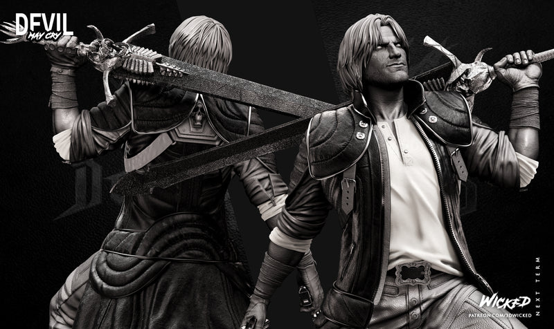 Dante Sculpture resin statue kit view 4
