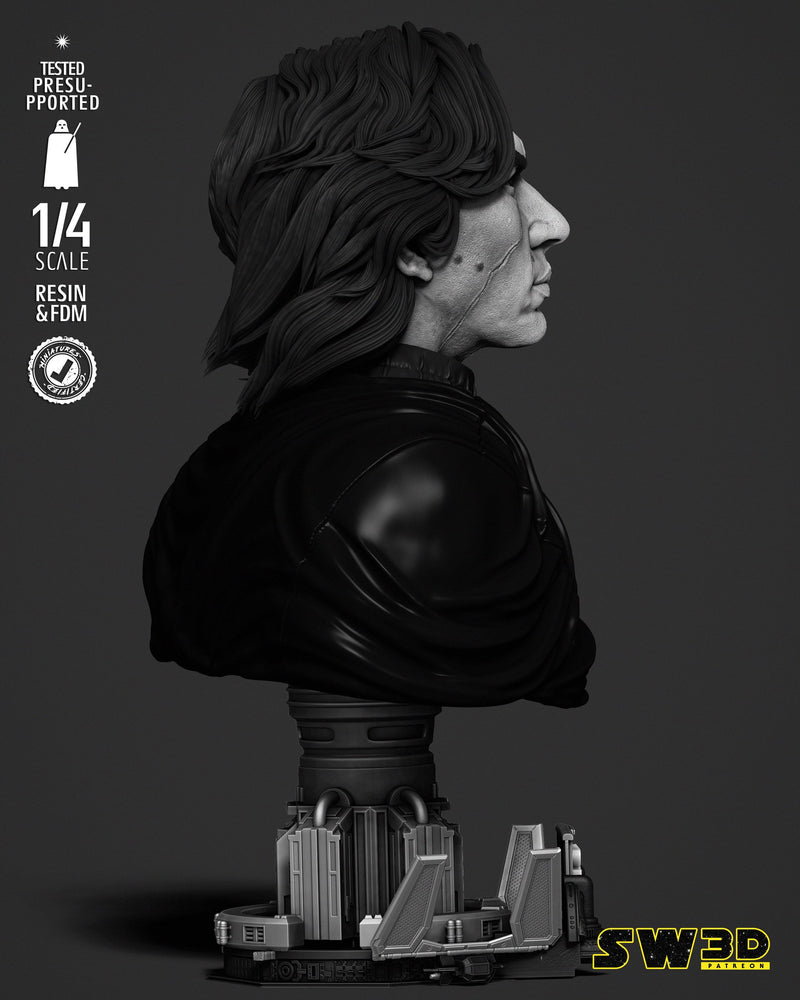 Kylo Ren Bust Portrait