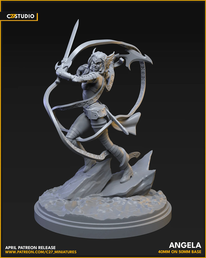 Angela Marvel MCP-compatible resin miniature by C27 Studios - product image 4