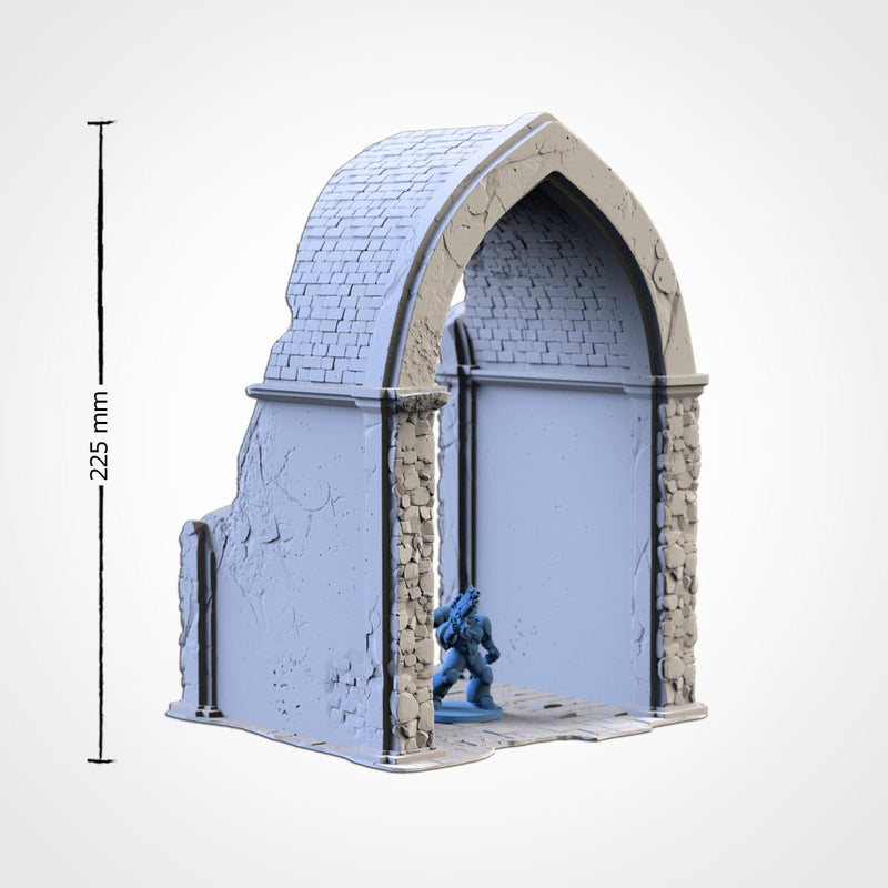 Majestic Ruins 3D printed terrain view 4