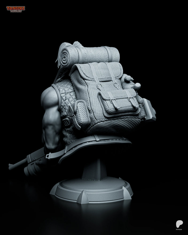 Tarma Roving Resin Statue & Bust - Bust view 4