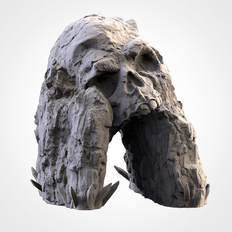 Cursed Ground 3D printed terrain view 4