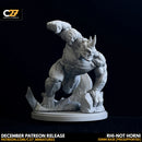 Rhino Marvel MCP-compatible resin miniature by C27 Studios - product image 4