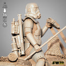Sand Trooper in Dewback Sculpture