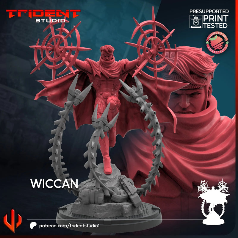 Wiccan Marvel MCP-compatible 40mm resin proxy miniature by Trident Miniatures - product image 4