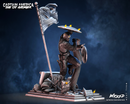 Captain America and Steve Rogers Sculptures DIORAMA COMPLETE resin diorama kit view 4