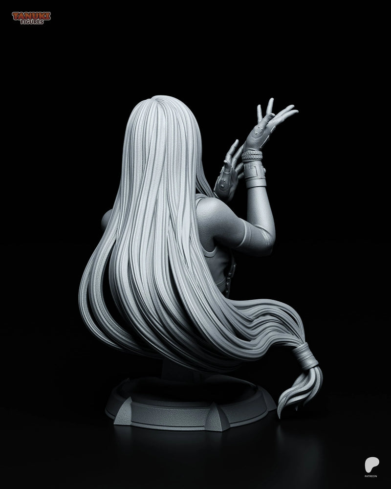Tifa Resin Statue & Bust - Bust view 4