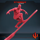 Silver Surfer Marvel MCP-compatible 40mm resin proxy miniature by Trident Miniatures - product image 4