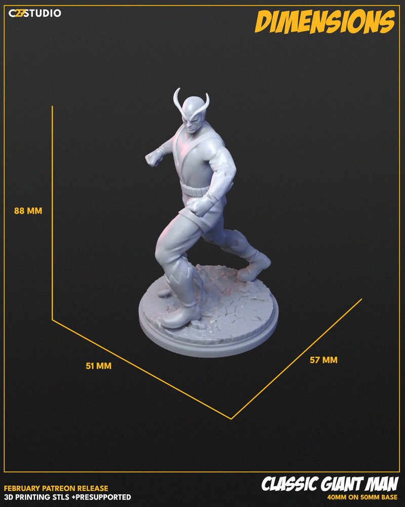 Giant Man (Classic) Marvel MCP-compatible resin miniature by C27 Studios - product image 4
