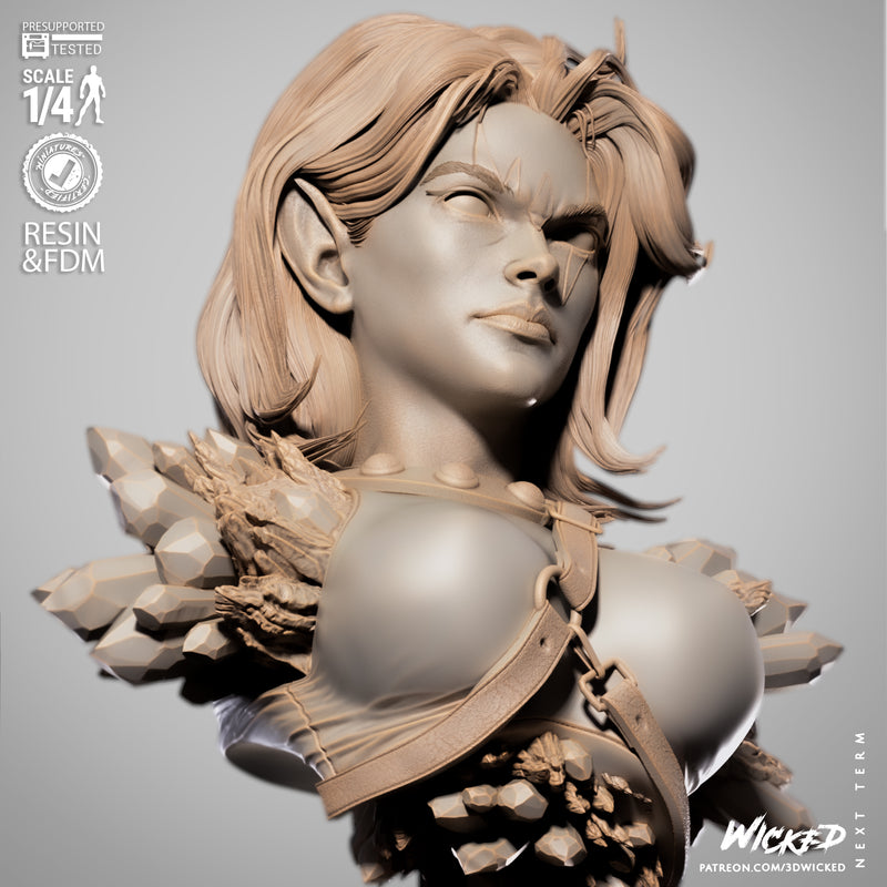 Blink Portrait Bust resin bust kit view 4