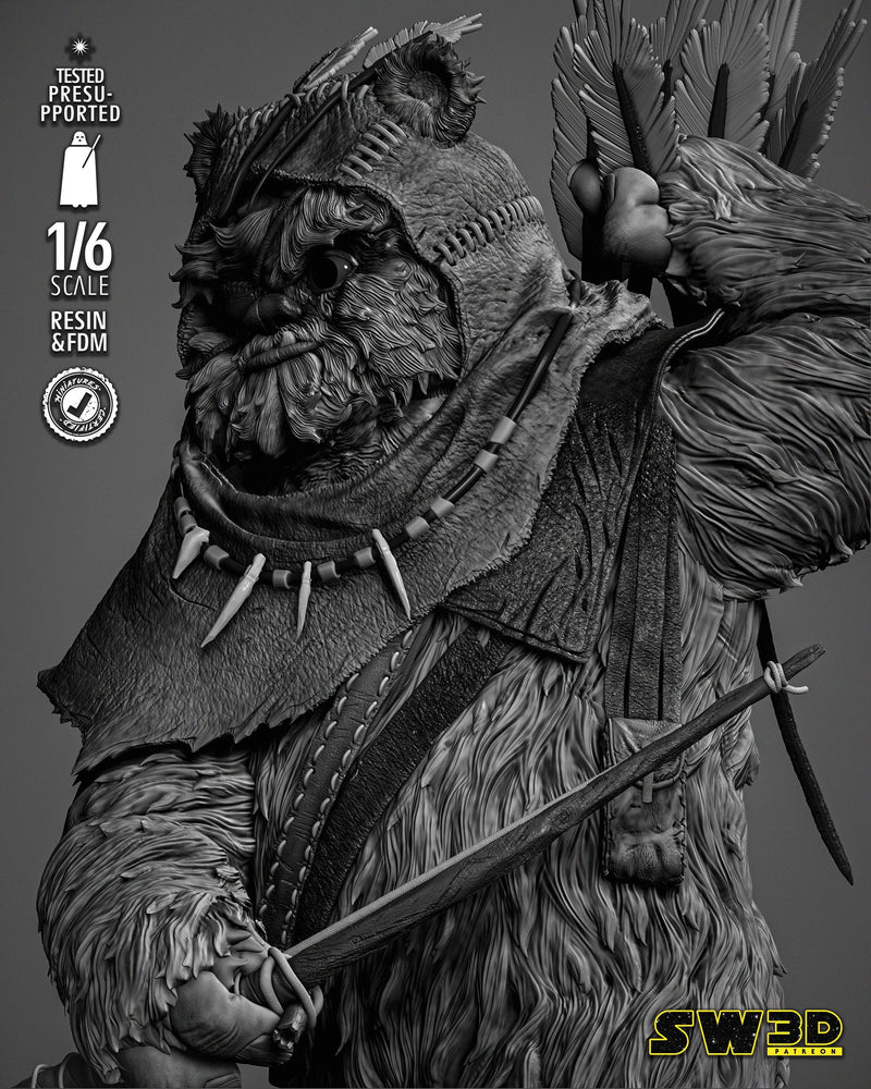 Ewok 3 Sculpture