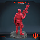 Punisher War Zone - Sculpt B Marvel MCP-compatible 40mm resin proxy miniature by Trident Miniatures - product image 4