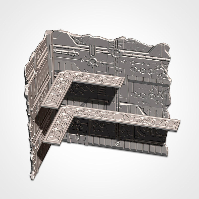 WTC Foldable Necromatons Set 3D printed terrain view 4