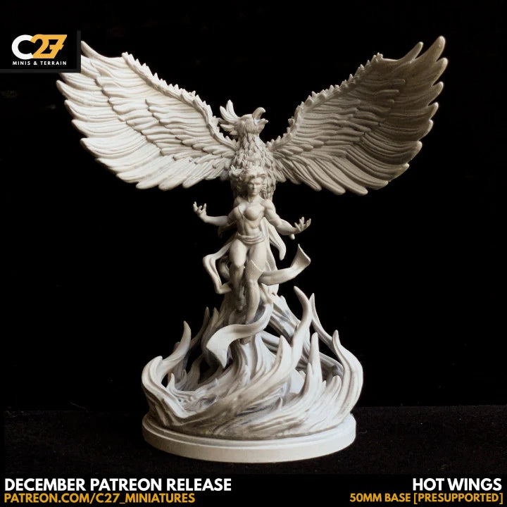 Phoenix (Dec 2021 Sculpt) Marvel MCP-compatible resin miniature by C27 Studios - product image 4