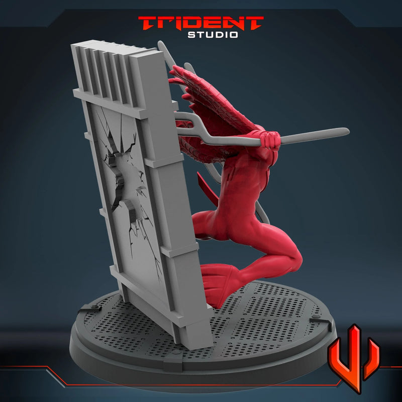 Spider-Man 2099 Miguel Marvel MCP-compatible 40mm resin proxy miniature by Trident Miniatures - product image 4