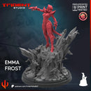 Emma Frost Phoenix Rivals Marvel MCP-compatible 40mm resin proxy miniature by Trident Miniatures - product image 4