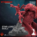 Star-Lord Rivals Marvel MCP-compatible 40mm resin proxy miniature by Trident Miniatures - product image 4