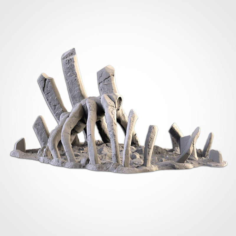 Gigantic Bones 3D printed terrain view 4