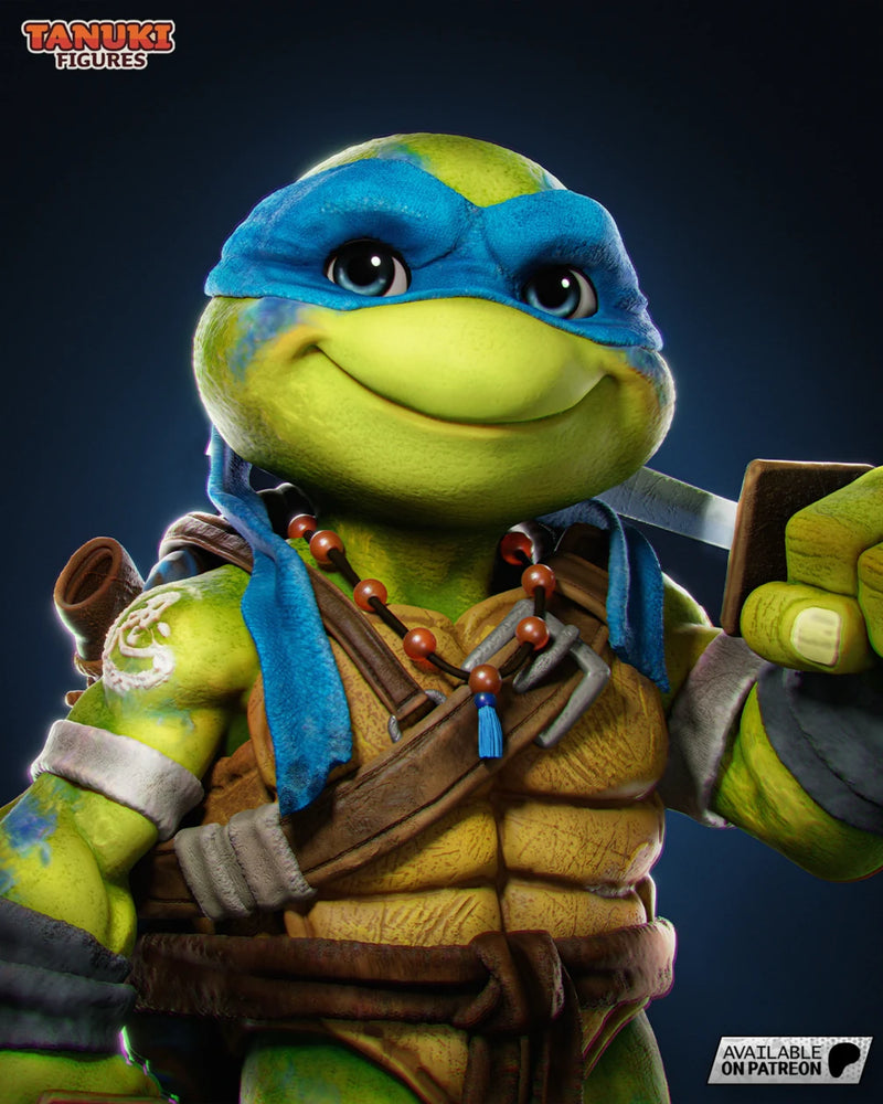 Leonardo Toon Resin Figure - Toon view 4