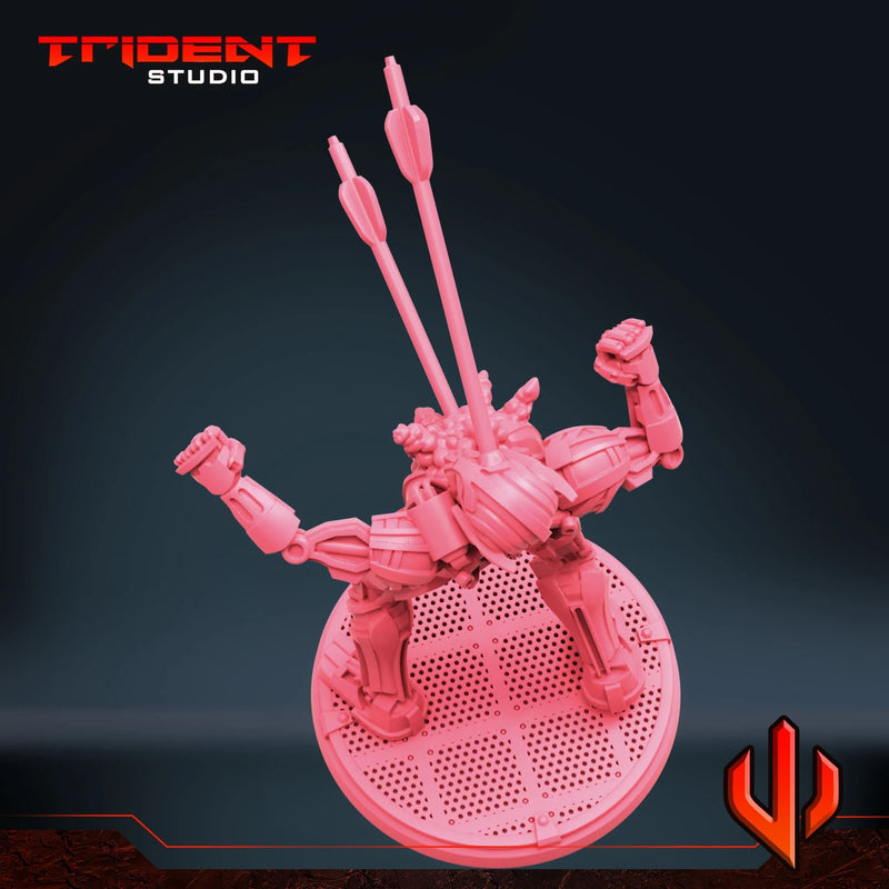 Ultron Drone Multiverse - Sculpt F Marvel MCP-compatible 40mm resin proxy miniature by Trident Miniatures - product image 4