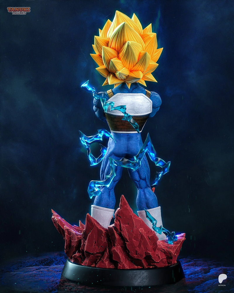 Vegeta SSJ3 Resin Statue & Bust - Full Size view 4