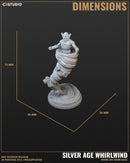 Whirlwind (Silver Age) Marvel MCP-compatible resin miniature by C27 Studios - product image 4