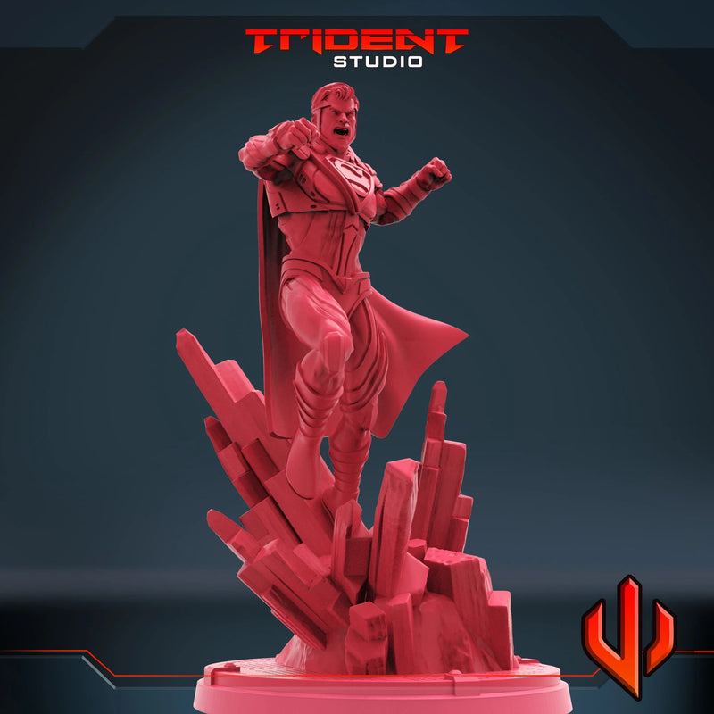 Superman DC Comics MCP-compatible 40mm resin proxy miniature by Trident Miniatures - product image 4