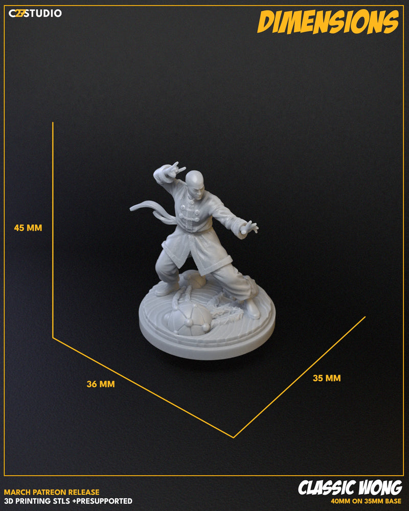 Wong (Classic) Marvel MCP-compatible resin miniature by C27 Studios - product image 4