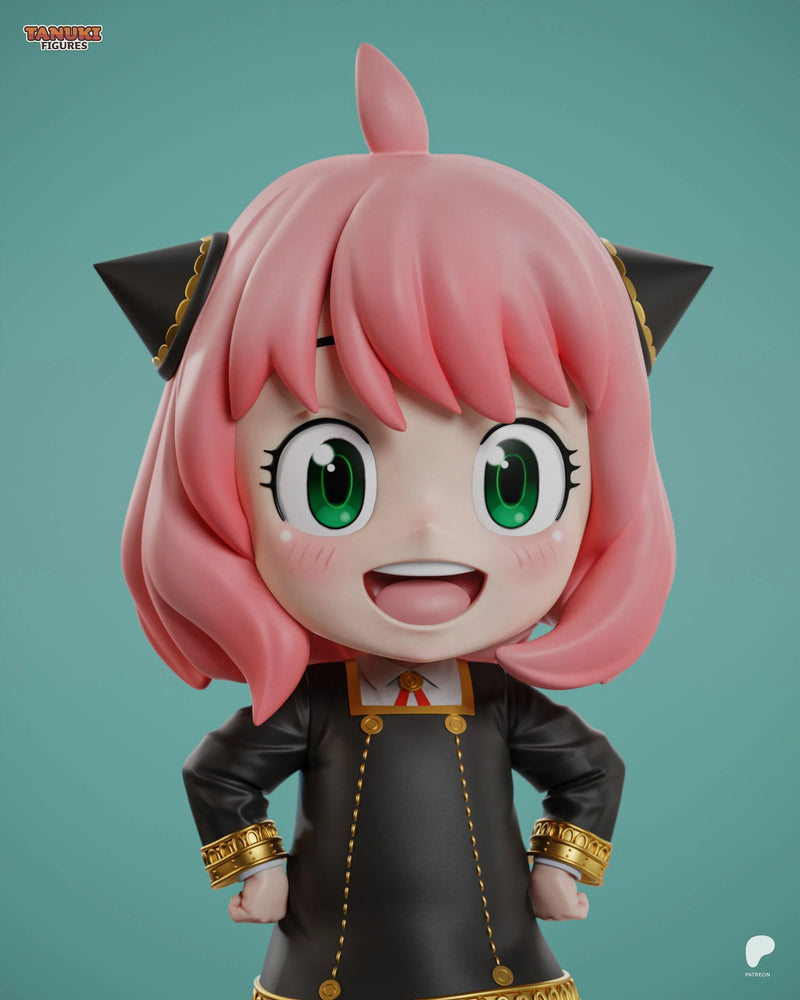 Anya Chibi Resin Figure - Chibi view 4