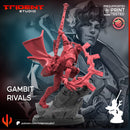 Gambit Rivals Marvel MCP-compatible 40mm resin proxy miniature by Trident Miniatures - product image 4