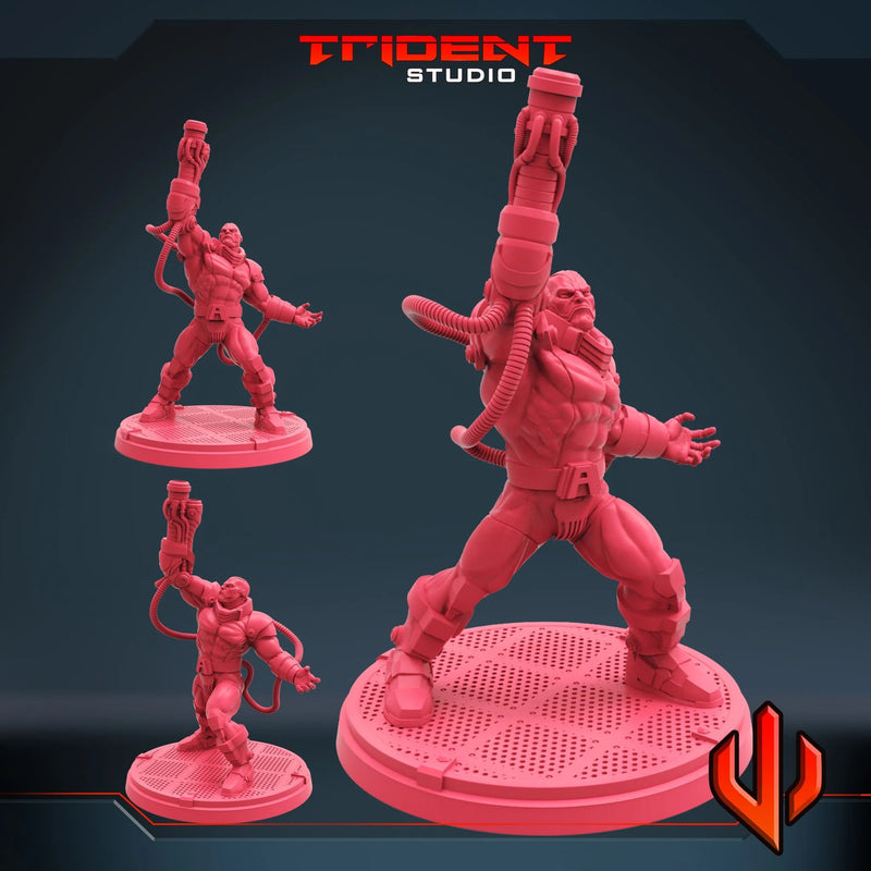 Apocalypse - Sculpt B Marvel MCP-compatible 40mm resin proxy miniature by Trident Miniatures - product image 4