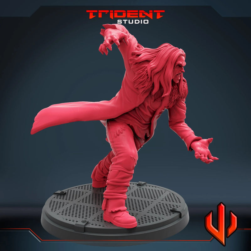 Sabertooth X-Men 2000 Movie Marvel MCP-compatible 40mm resin proxy miniature by Trident Miniatures - product image 4