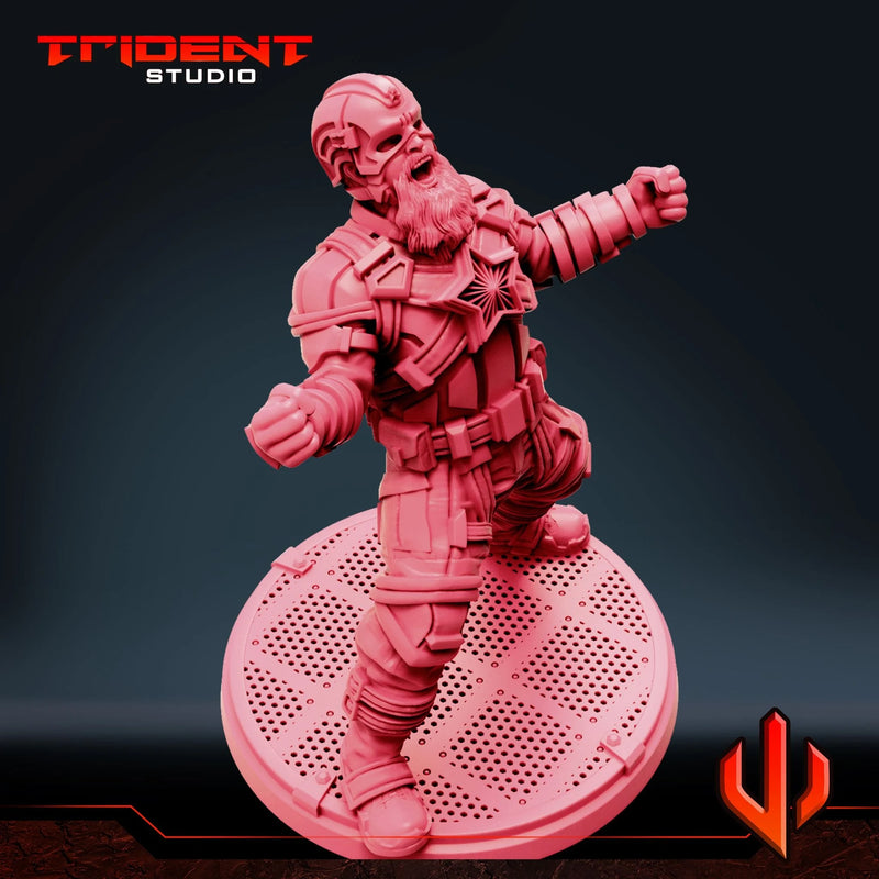 Red Guardian No SHIELD Marvel MCP-compatible 40mm resin proxy miniature by Trident Miniatures - product image 4