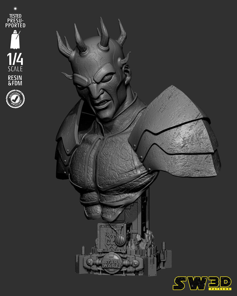 SW3D July 2025 Term Savage Opress Portrait Bust