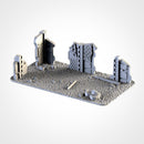 Post-Apocalyptic WTC Set 02 3D printed terrain view 4