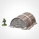 Military Barracks 3D printed terrain view 4
