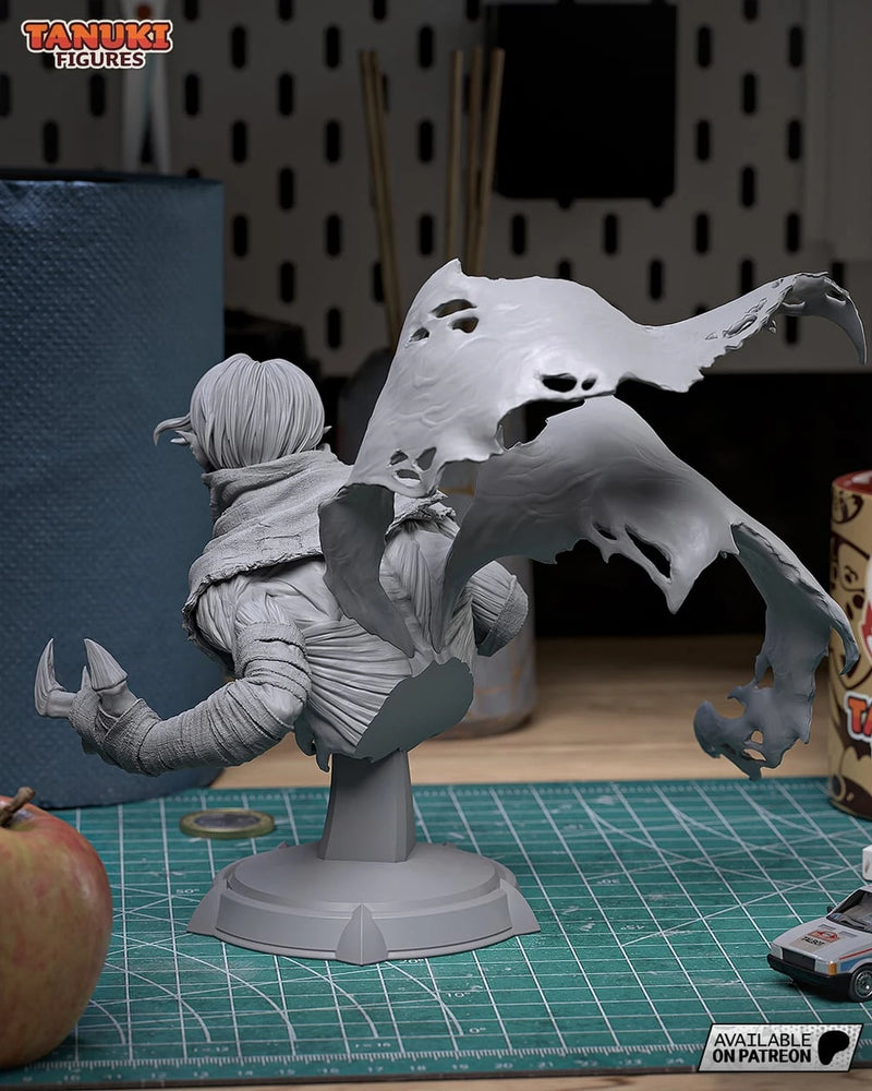 Raziel Resin Statue & Bust - Bust view 4