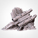 Crashed Spaceships 3D printed terrain view 4
