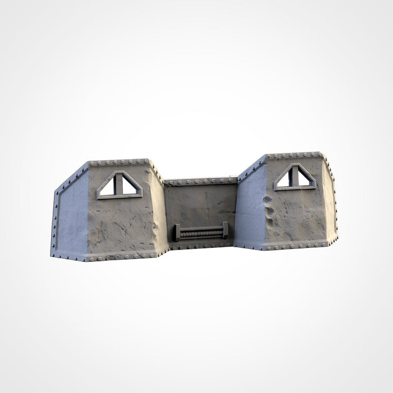 Street Barricades 3D printed terrain view 4