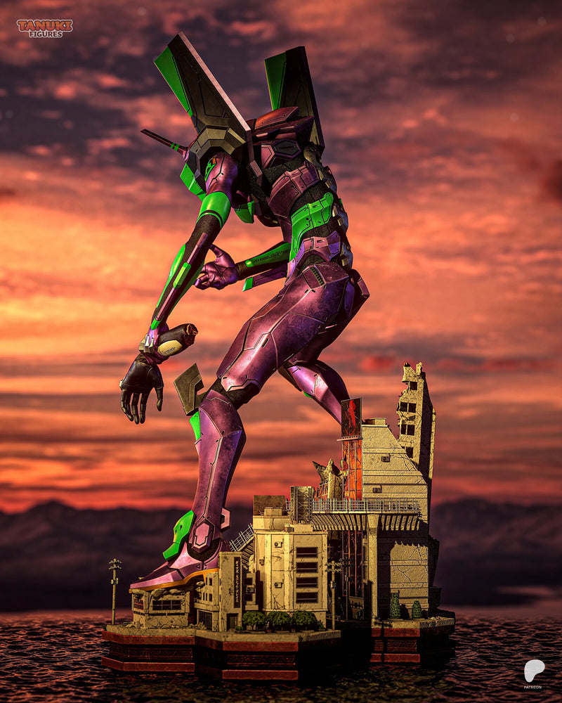 Eva 01 Resin Statue & Bust - Full Size view 4