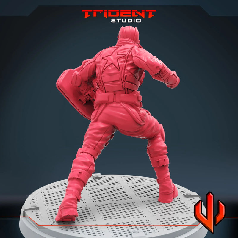Soldier Boy The Boys MCP-compatible 40mm resin proxy miniature by Trident Miniatures - product image 4