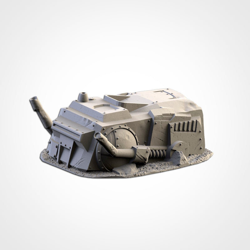 Robot Dog 3D printed terrain view 4