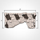 Abandoned Ruins GW 10th 3D printed terrain view 4