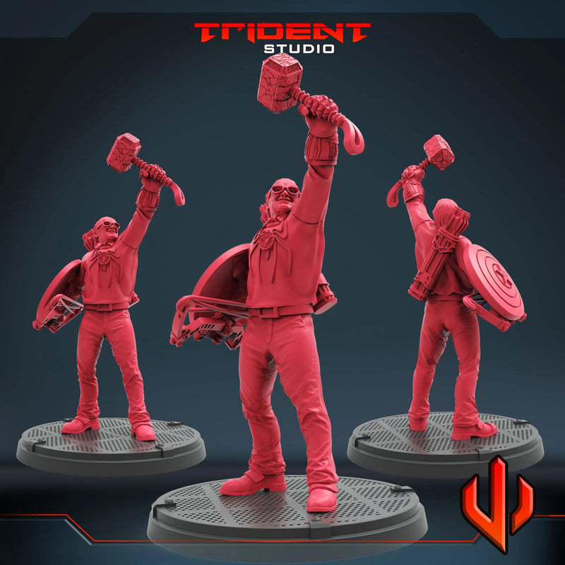 Ultimate Stan Lee Marvel MCP-compatible 40mm resin proxy miniature by Trident Miniatures - product image 4