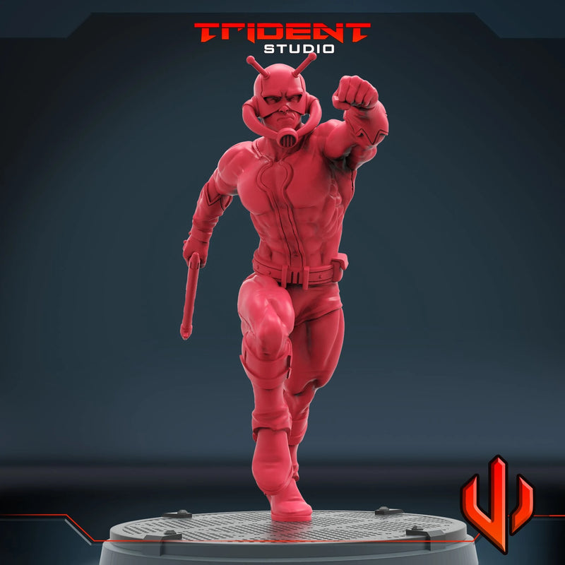 Classic Antman Marvel MCP-compatible 40mm resin proxy miniature by Trident Miniatures - product image 4
