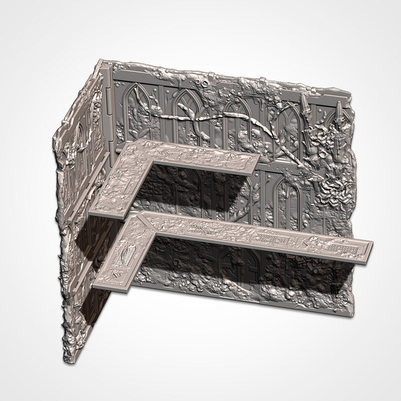 WTC Foldable Nids Set 3D printed terrain view 4