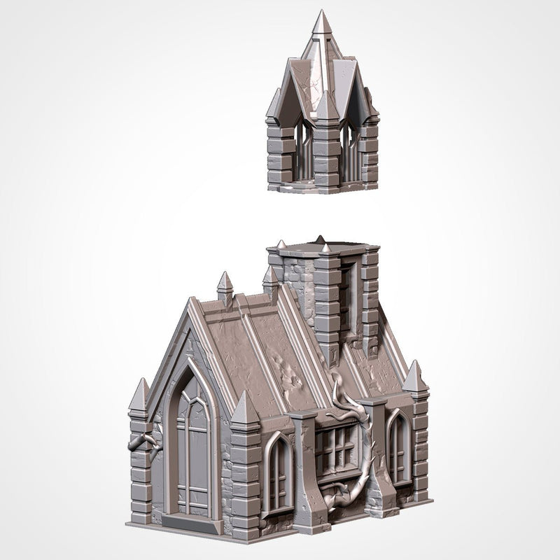 Night Of The Living Dead 3D printed terrain view 4