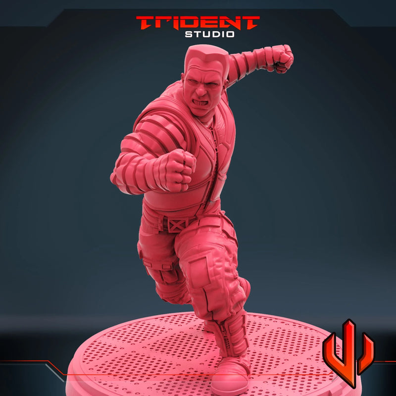 Colossus - Sculpt A Marvel MCP-compatible 40mm resin proxy miniature by Trident Miniatures - product image 4