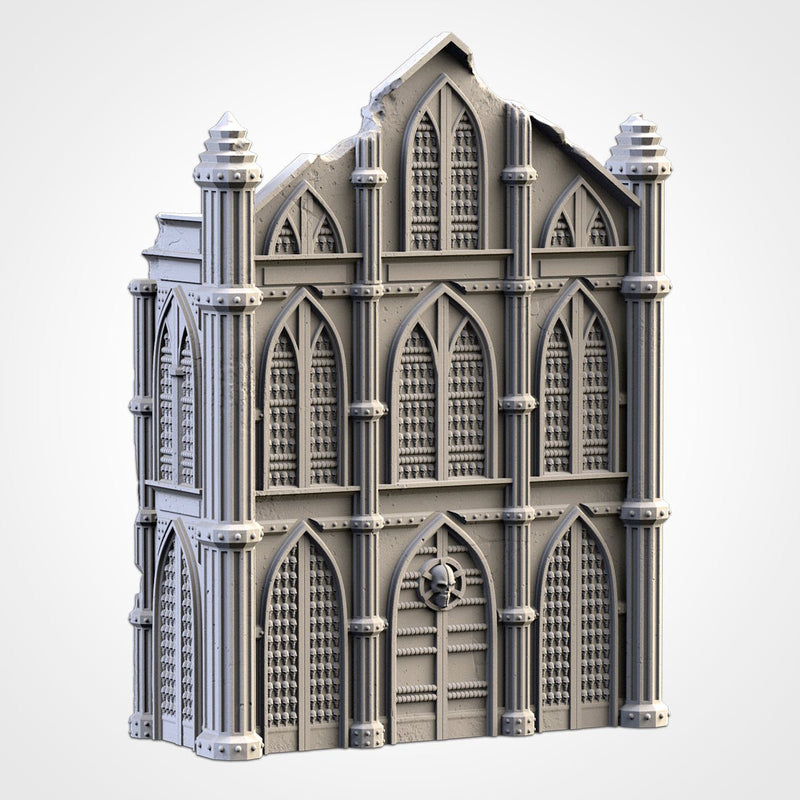 Cathedral Ruins 02 3D printed terrain view 4